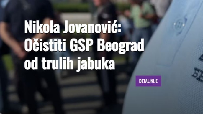 Smeniti rukovodstvo GSP-a